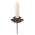Vintage Spitzkerzenhalter zum Stecken Ø8,5cm H11,5cm 4St - Elegante Deko für Festlichkeiten und Interieur | Floristik21.de