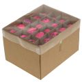 Floristik21 Wachteleier Pink 3,5-4cm Ausgeblasene Eier Osterdekoration 50St