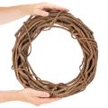 Weidenkranz Natur 40 cm rund aus Weidenholz für Floristik und Dekoration | Floristik21.de