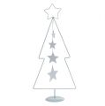 Floristik21 Weihnachtsbaum Metall Weiß H53,5cm