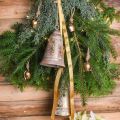 Floristik21 Weihnachtsglocke zum Hängen, Advent, Glocke Golden Antik-Optik Ø10,5cm H17cm