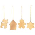 Weihnachtsanhänger 4er-Set