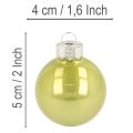 Christbaumkugeln Glas Bunt Glänzend 40mm 24 Stück Innenbereich | Floristik21.de