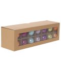 Bunte Christbaumkugeln Glas glänzend Ø 60mm 24 Stück Set | Floristik21.de