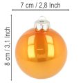 Weihnachtskugel-Set Glas 75mm Bunt 14 Stück Innenbereich | Floristik21.de