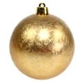 Floristik21 Weihnachtskugel Plastik Ø8cm Gold 3St