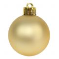 Floristik21 Weihnachtskugel Gold Ø3,5cm - Ø5,5cm 30St