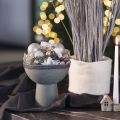 Weihnachtskugeln Glas Weiß Matt Emaille Ø4cm 24 St | Floristik21.de