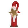 Floristik21 Weihnachtsmann Figur Rot H15cm