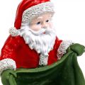 Floristik21 Weihnachtsmann Übertopf Santa Claus Pflanzgefäß 20×26cm