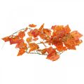 Weinlaubgirlande Blättergirlande Rot Orange Herbst L210cm