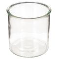 Floristik21 Rundes Windlichtglas 12 cm, klares Glas, Set mit 2 Stück, vielseitig einsetzbar