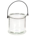 Floristik21 Windlicht Glas zum Hängen Ø12cm H12,5cm 2St