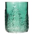 Windlicht Glas Türkisgrün