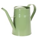 Floristik21 Zimmergießkanne Vintage Metall Mintgrün 1,7L Deko-Vase Retro Design H23cm