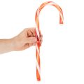 Künstliche Zuckerstange aus Kunststoff Rot-Weiß 35 cm 3er-Set für Dekoration | Floristik21.de