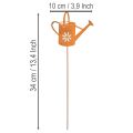 Blumenstecker Metall Rost Deko Gießkanne 10x8,5cm 4 St | Floristik21.de