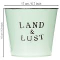 Blumentopf Mint Metall