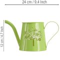 Deko Gießkanne Metall Pusteblume Grün H12cm 2St Deko Vase Shabby | Floristik21.de