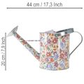 Deko Gießkanne Metall Vintage Pflanzgefäß Blumen Ø18cm | Floristik21.de