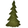 Deko Tanne Tannenbaum beflockt Weihnachtsbaum Grün 60cm | Floristik21.de