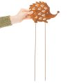 Gartenstecker Igel Rost Edelrost Deko Beetstecker 20cm | Floristik21.de