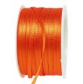 Floristik21 Geschenk- und Dekorationsband 3mm 50m Orange