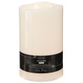 LED Stumpenkerze mit Timer Ø12,5cm H20cm creme warmweiß, für Außen | Floristik21.de