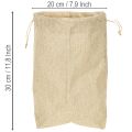 Jutetasche 20×10cm H30cm Geschenktüte | Floristik21.de
