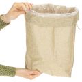 Jutetasche 28×10cm H40cm | Floristik21.de