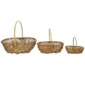 Kartoffelkorb 43/33/23cm mit Folie Natur Set von 3St | Floristik21.de