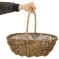 Kartoffelkorb 43/33/23cm mit Folie Natur Set von 3St | Floristik21.de