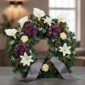 Kunstblume Calla Weiß mit gelbem Stempel 35cm 10 Stück | Floristik21.de