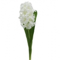 Floristik21 Seidenblumen Hyazinthe Weiß 33cm