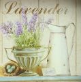 Floristik21 Weidenkorb mit Lavendelmotiv 20cm
