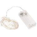 Floristik21 LED Lichterkette Innen 30 LEDs Warmweiß 3m Batteriebetrieben 6er-Set