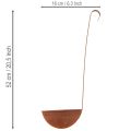 Pflanzschale Hängend Rost Deko Kelle Ø16,5cm 2er Set | Floristik21.de