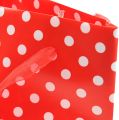 Floristik21 Geschenk-Tasche Rot, Weiß 22,5cm 8St