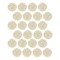 Rattanball gebleicht Tischdeko Rattan Creme Ø5cm 24 St | Floristik21.de