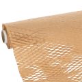 Floristik21 Wabenpapier Rolle 5m x 50cm Braun