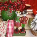 Weihnachtsmaus Figuren Set Rotgrün 14,5 cm – Charmante Weihnachtsdekoration | Floristik21.de