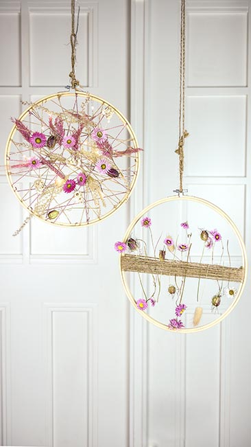 3´er Set Edel Frühjahrsanhänger Figuren im Blumendesigen tolle Osterdeko x 2458 
